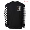 Anaheim Team Store Merch Shop Blackout Off The Wall Pullover Crew