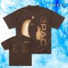 2Pac Merch Store All Out Brown T Shirt