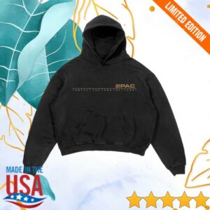 2Pac Merch Store Last Onez Black Hoodie