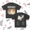 2Pac Merch Store World Wide Black T-Shirt
