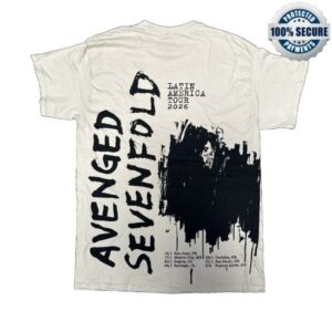 kenny A7x World Merch Shop Avenged Sevenfold Latin America Tour Libad Teev
