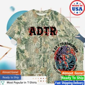 Adtr Shop Merch Store Wolves Camo Long Sleeve Tee