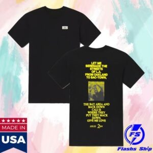 kenny Agolde Merch Store Ca Love Tupac Bay Area Short Sleeve Tee