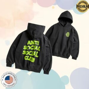 kenny Antisocialsocialclub Merch Shop I Glow In The Dark Hoodiee