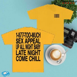 kenny Baby Keem Merch Store CaIno Sex Appeal Yellow Tee