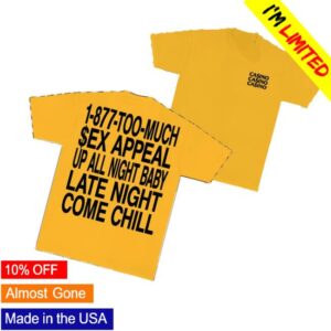 kenny Baby Keem Merch Store CaIno Sex Appeal Yellow Teev