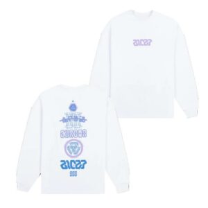 kenny Bicep Music Merch Store Bicep Chroma Longsleeve Blue On Whitev