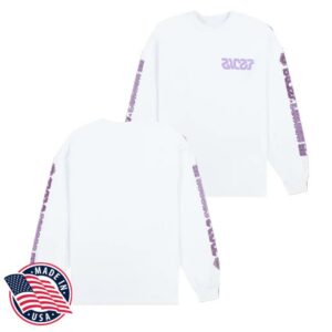 kenny Bicep Music Merch Store Bicep Chroma Longsleeve Purple On Whitex