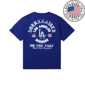Born X Raised Merch Store Born X Raised Dodgers Chrome Arches Tee