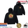 Born X Raised Merch Store Crest Zip-Up Hoodie Black