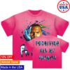 Chris Brown Merch Shop Fame 15Th Anniversary Spiral Sun Fade Raw Edge T-Shirt