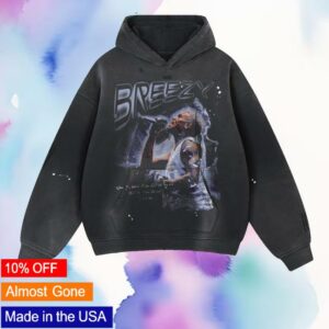 Chris Brown Merch Store Team Breezy Blindfold Hoodie