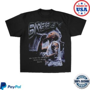 Chris Brown Merch Store Team Breezy Blindfold Ss T-Shirt
