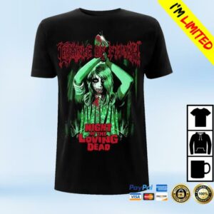 kenny Cradle Of Filth Merch Store Cradle Of Filth Night Of The Living Dead Black Tee