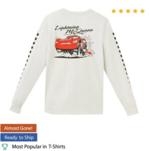 kenny Disney Store Merch Lightning Mcqueen Long Sleeve T Shirtv