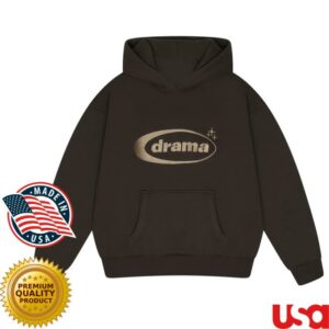 Dramacall Merch Store Dark Brown Oval Hood
