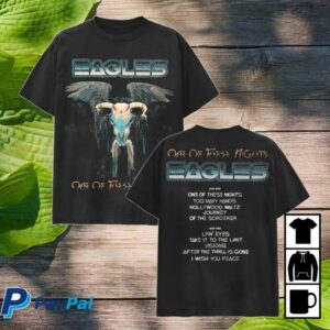 kenny Eagles Shop Merch One Of These Nights Black Teev