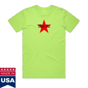 kenny Genesis Owusu Merch Store Redstar Logo Fluoro Tshirt