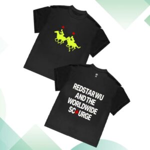 kenny Genesis Owusu Merch Store Redstar Wu The Worldwide Scourge Black Album Tshirtv