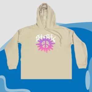 Griz Merch Shop And Griz Slsl Raw Cut Sun Tan Crop Hoodie