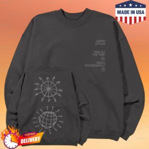 Harry Styles Store Merch Shop Kiss Disco Reflective Crewneck