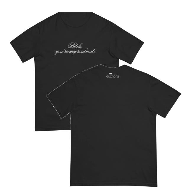 Hbo Shop Merch Euphoria Comfort Colors T-Shirt My Soulmate
