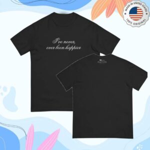 Hbo Shop Merch Euphoria Comfort Colors T-Shirt Never Been Happier