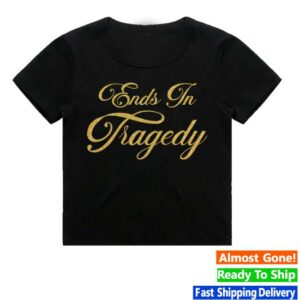 Imprint Merch Store Ends In Tragedy Glitter Logo T-Shirt