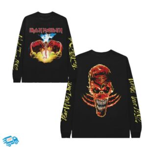 kenny Iron Maiden Merch Store Shop Im50 Fear Of The Dark Longsleeve Teeb