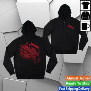 Judas Priest Merch Store Painkiller Linear Zip-Up Hoodie