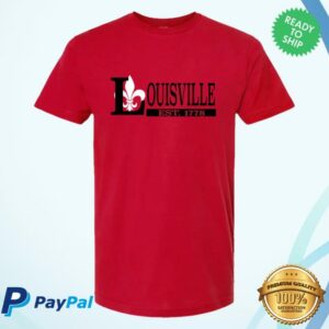 Kentucky Branded Shop Merch Louisville Fleur De Lis 1778 T-Shirt
