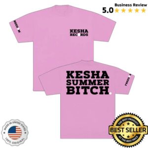 Kesha Merch Store Kesha Summer Bitch Freedom Tee