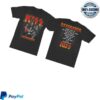kenny Kiss Online Shop Merch Store Destroyer 50Th Anniversary Track List T Shirtv