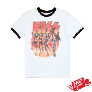 kenny Kiss Online Shop Merch Store Destroyer Original Cover 50Th Anniversary Ringer T Shirt