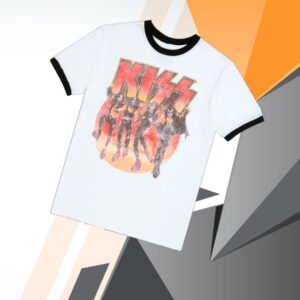 kenny Kiss Online Shop Merch Store Destroyer Original Cover 50Th Anniversary Ringer T Shirtv