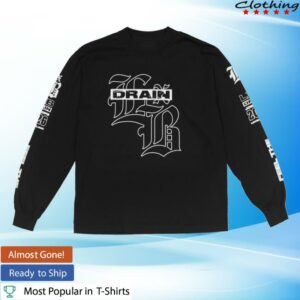 Level Black Merch Store Drain Lockdown Ls T-Shirt