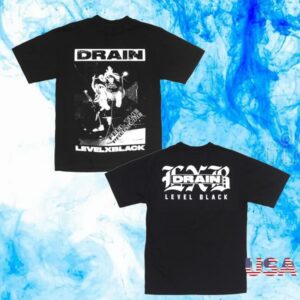 Level Black Merch Store Drain Stage T-Shirt