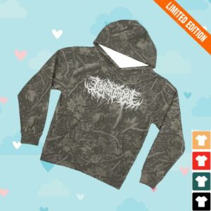 kenny Lorna Shore Merch Store Lorna Shore Dead Wood Camo Puff Hooded Sweatshirtv