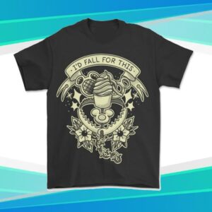 kenny Lostbrostradingco Merch Store Shop I'D Fall For This Tattoo Tee