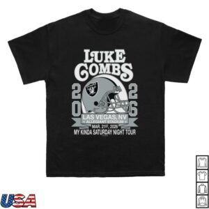kenny Luke Combs Store Merch Exclusive Raiders Tee Las Vegas Show