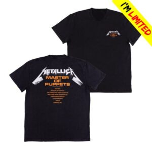 kenny Metallica Merch Shop Master Of Puppets Tracklist T Shirt