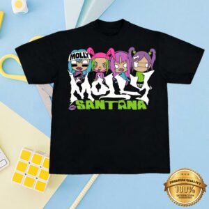 kenny Mollysantana Merch Store Molly Black Tee