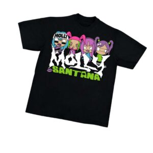 kenny Mollysantana Merch Store Molly Black Teev