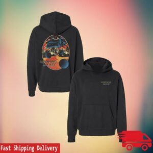 My Morning Jacket Merch Store Space Oval Pullover Hoodie