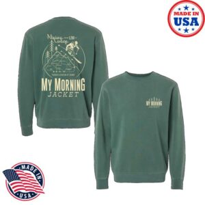 kenny My Morning Jacket Merch Store Trail Map Crewneck Sweatshirt