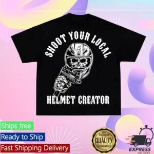 Official Ghost Racing Merch Store Helmet Creator Shirt