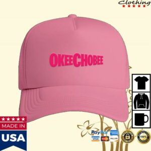 kenny Okeechobee Store Merch Pink Foam Trucker