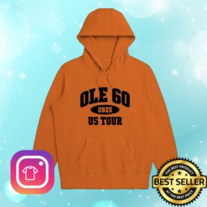 kenny Ole 60 Store Merch 2025 Tour Orange Hoodie