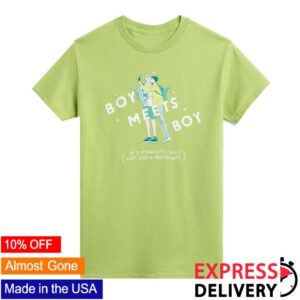 kenny Out Of Print Merch Shop Heartstopper Boy Meets Boy Unisex T Shirt
