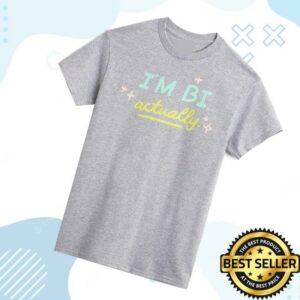kenny Out Of Print Merch Shop Heartstopper Im Bi Actually Unisex T Shirtv